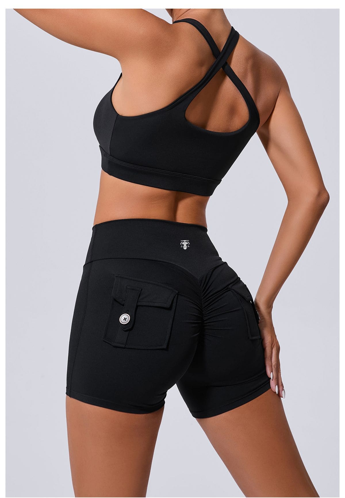 Conjunto Deportivo Pocket Sculpt Fit (Top + Short) - Imagen de 5