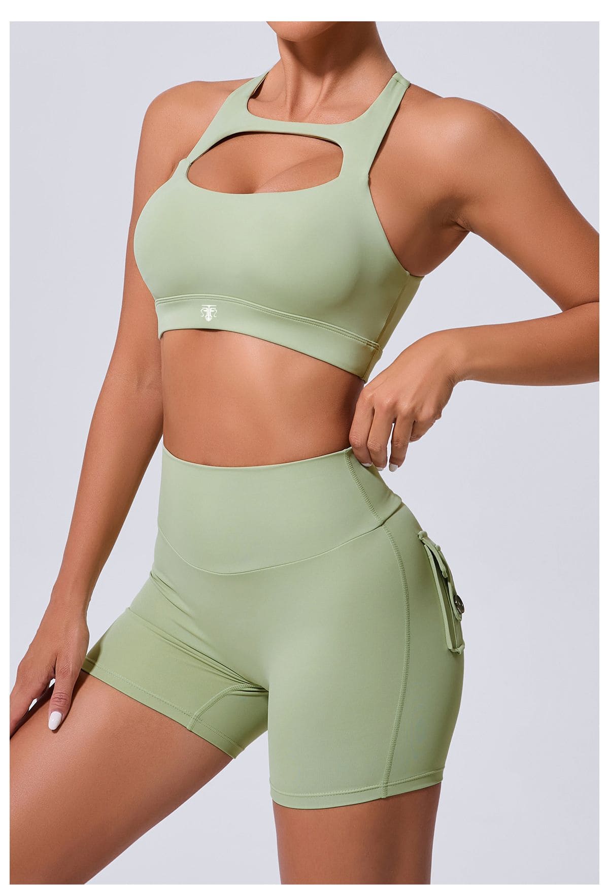 Conjunto Deportivo Pocket Sculpt Fit (Top + Short) - Imagen de 6