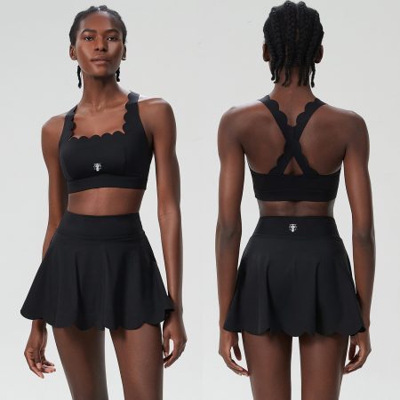Conjunto Deportivo Elegance Fit (Top + Falda Short)