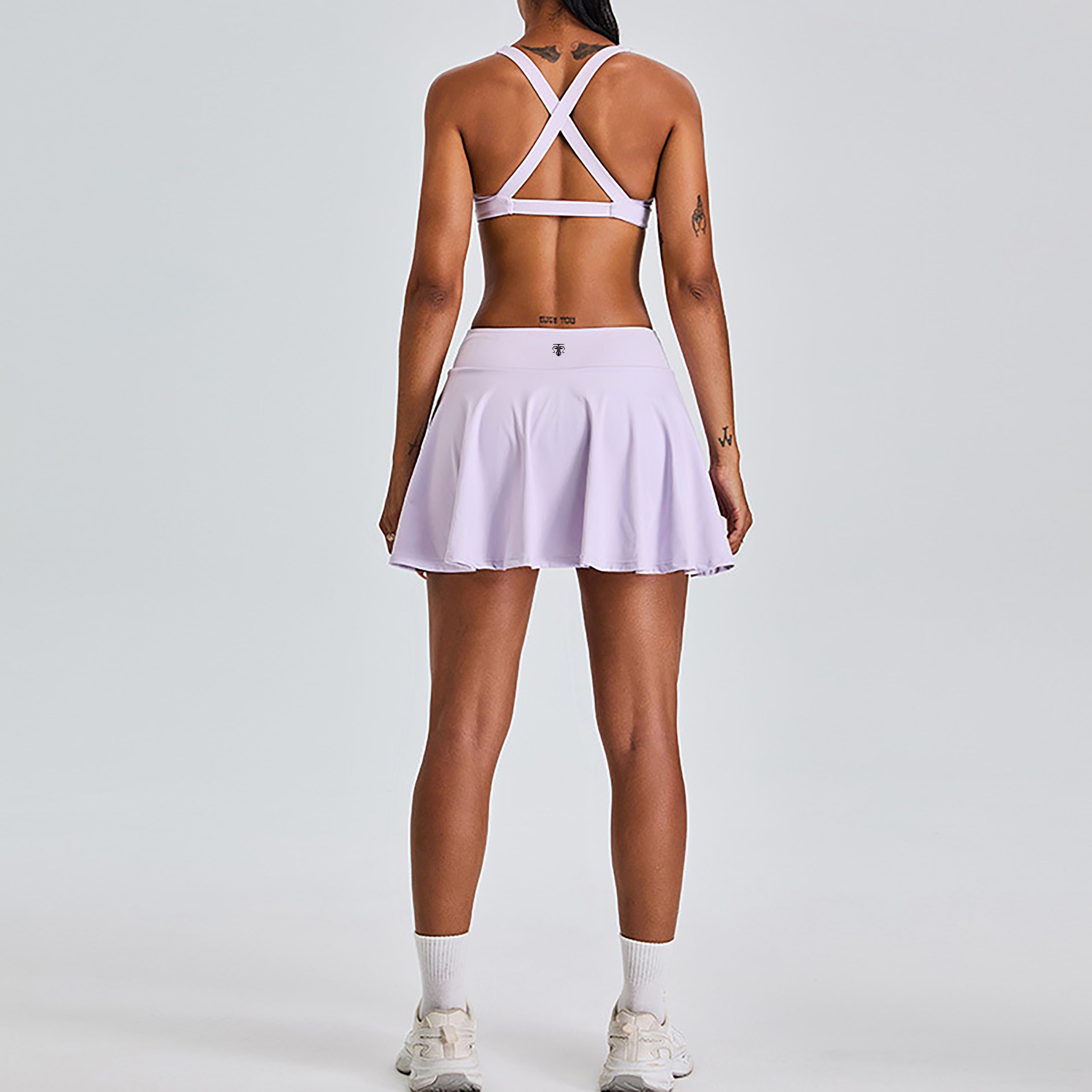 Conjunto Deportivo Cross Back Active (Top + Falda Short) - Imagen de 2