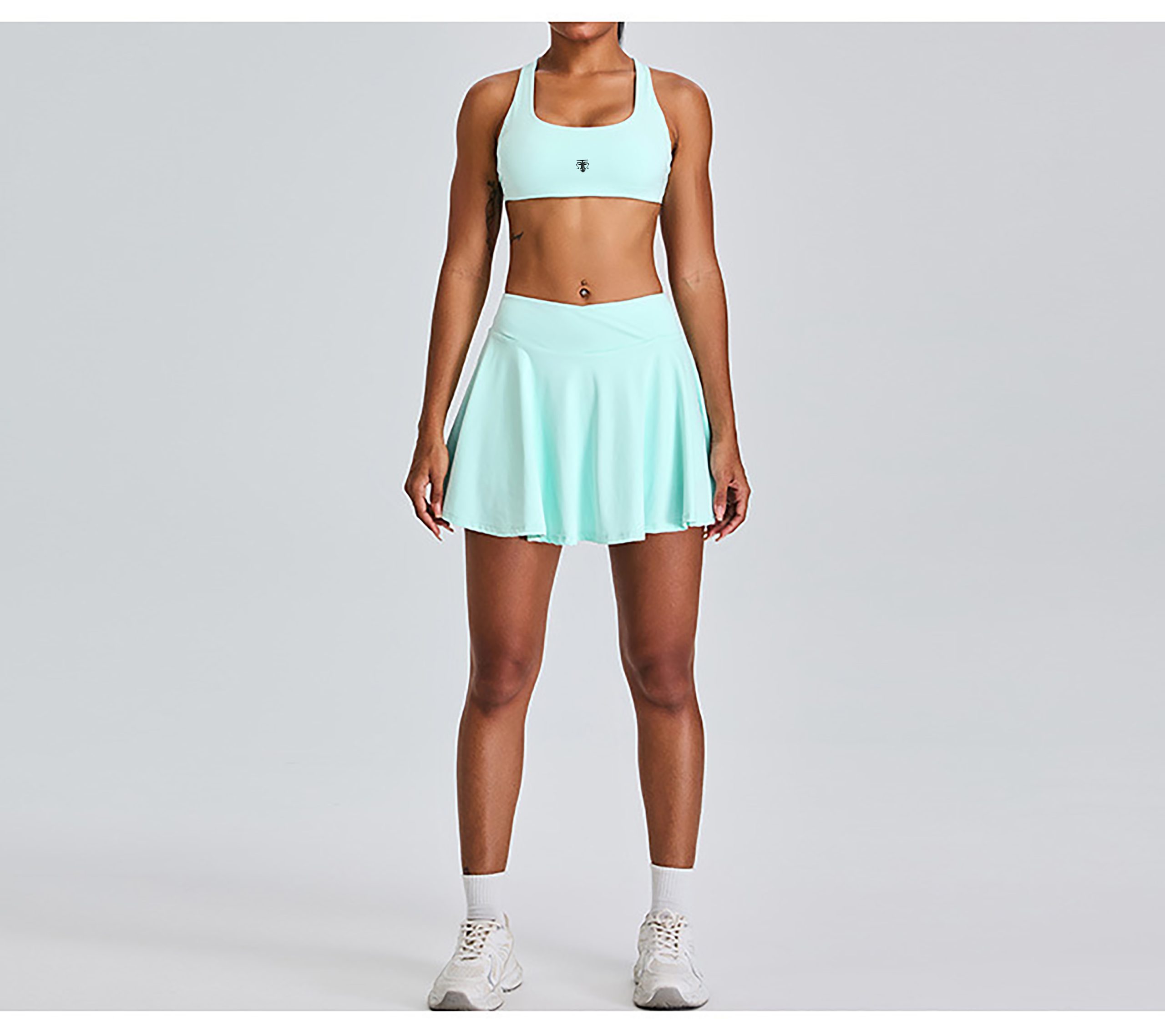 Conjunto Deportivo Cross Back Active (Top + Falda Short) - Imagen de 8