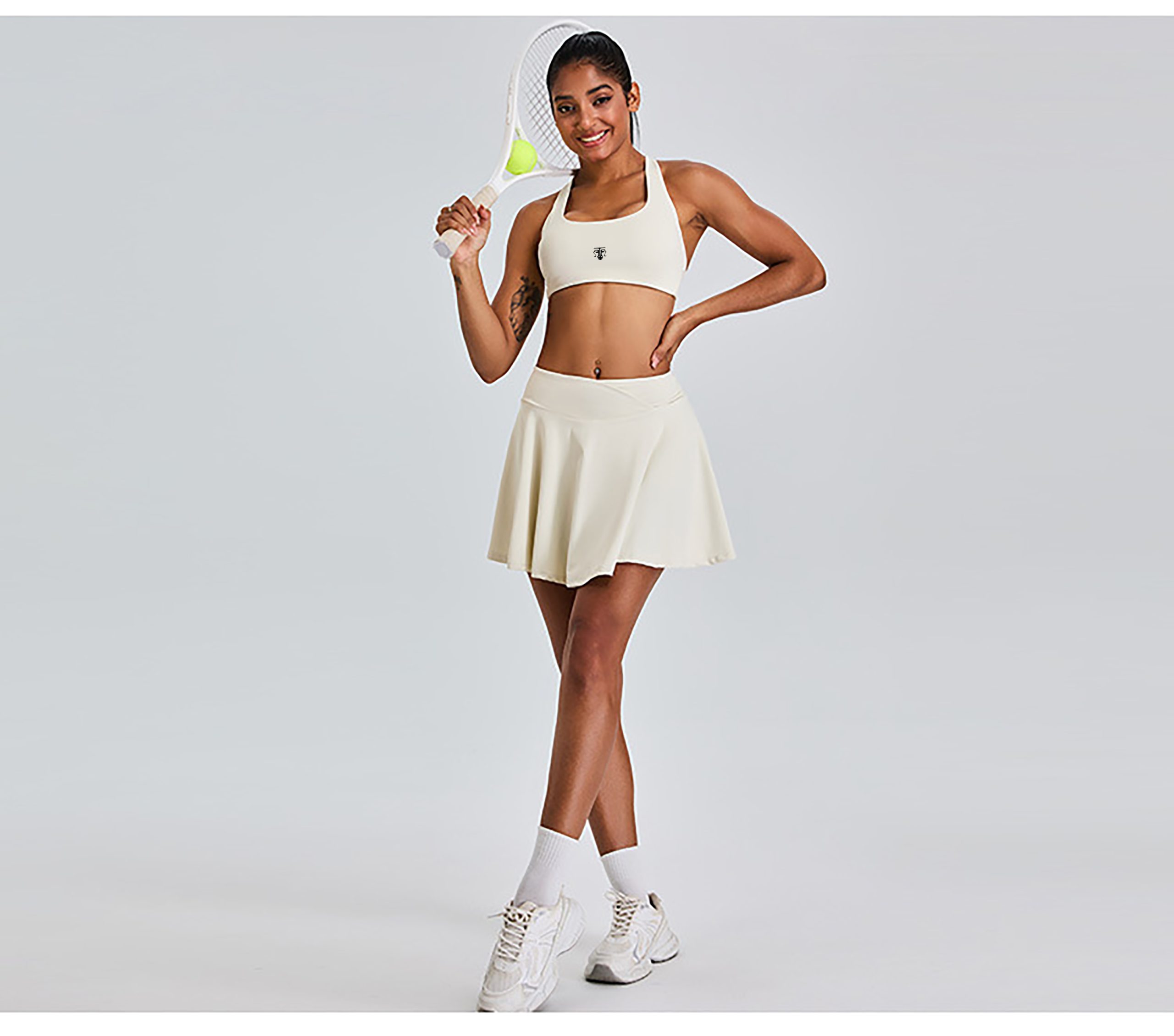 Conjunto Deportivo Cross Back Active (Top + Falda Short) - Imagen de 5
