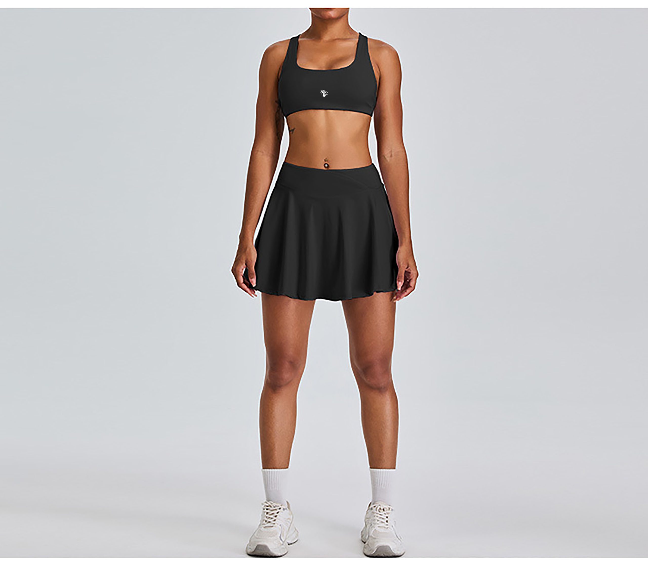Conjunto Deportivo Cross Back Active (Top + Falda Short) - Imagen de 3